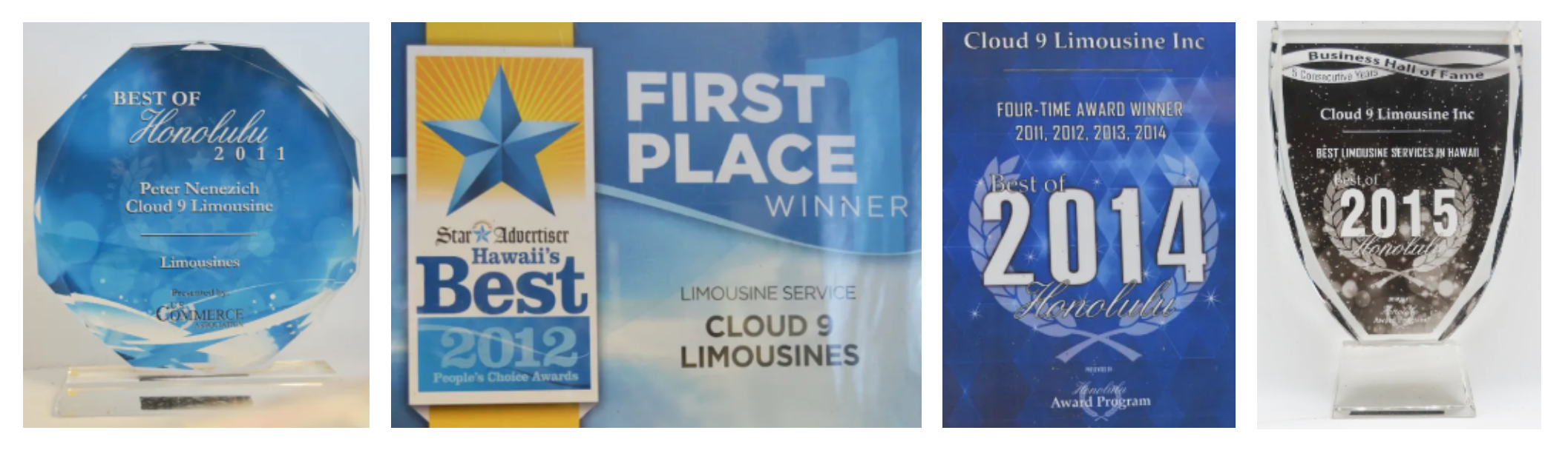 Cloud 9 Limousine Awards
